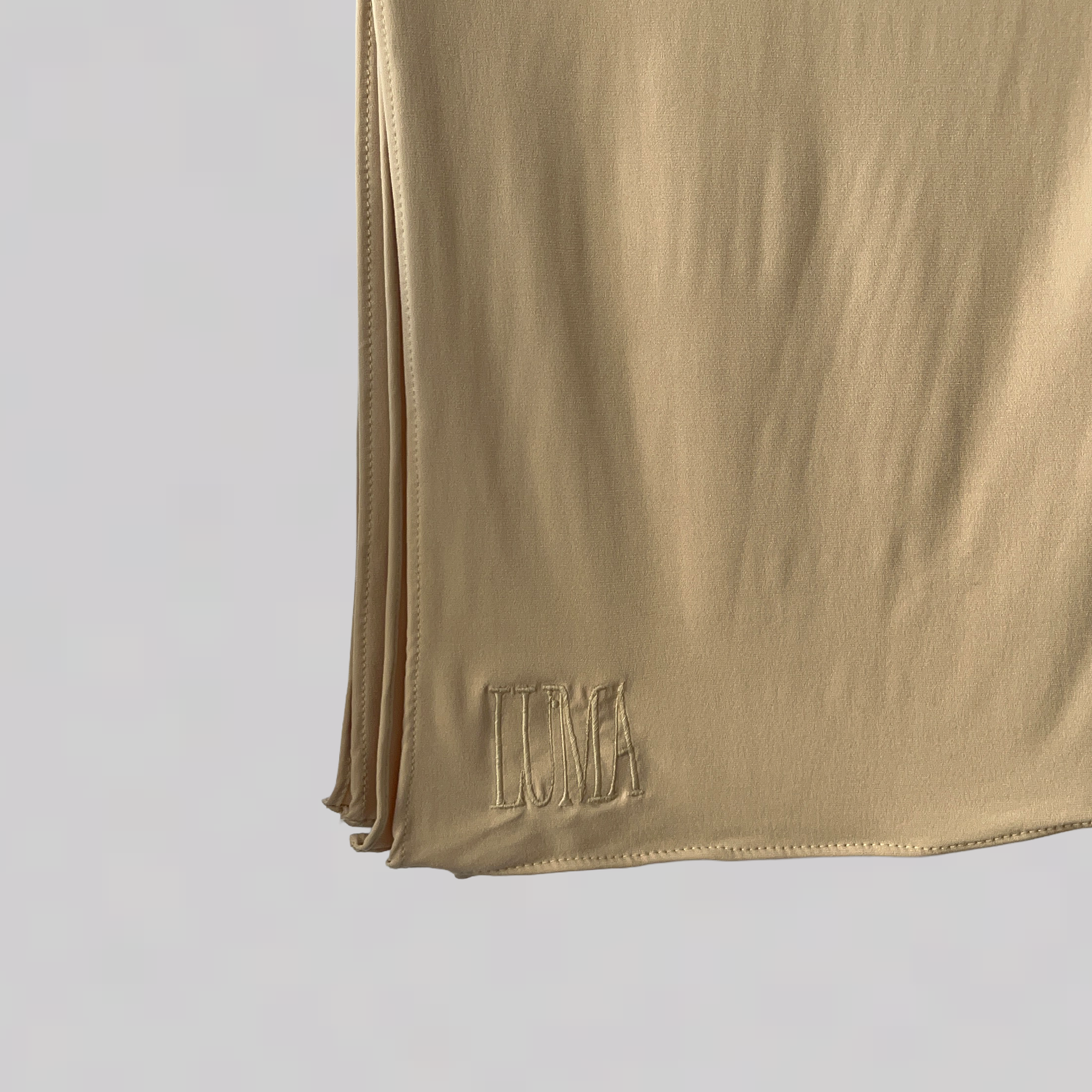 Jersey premium brodé - Beige