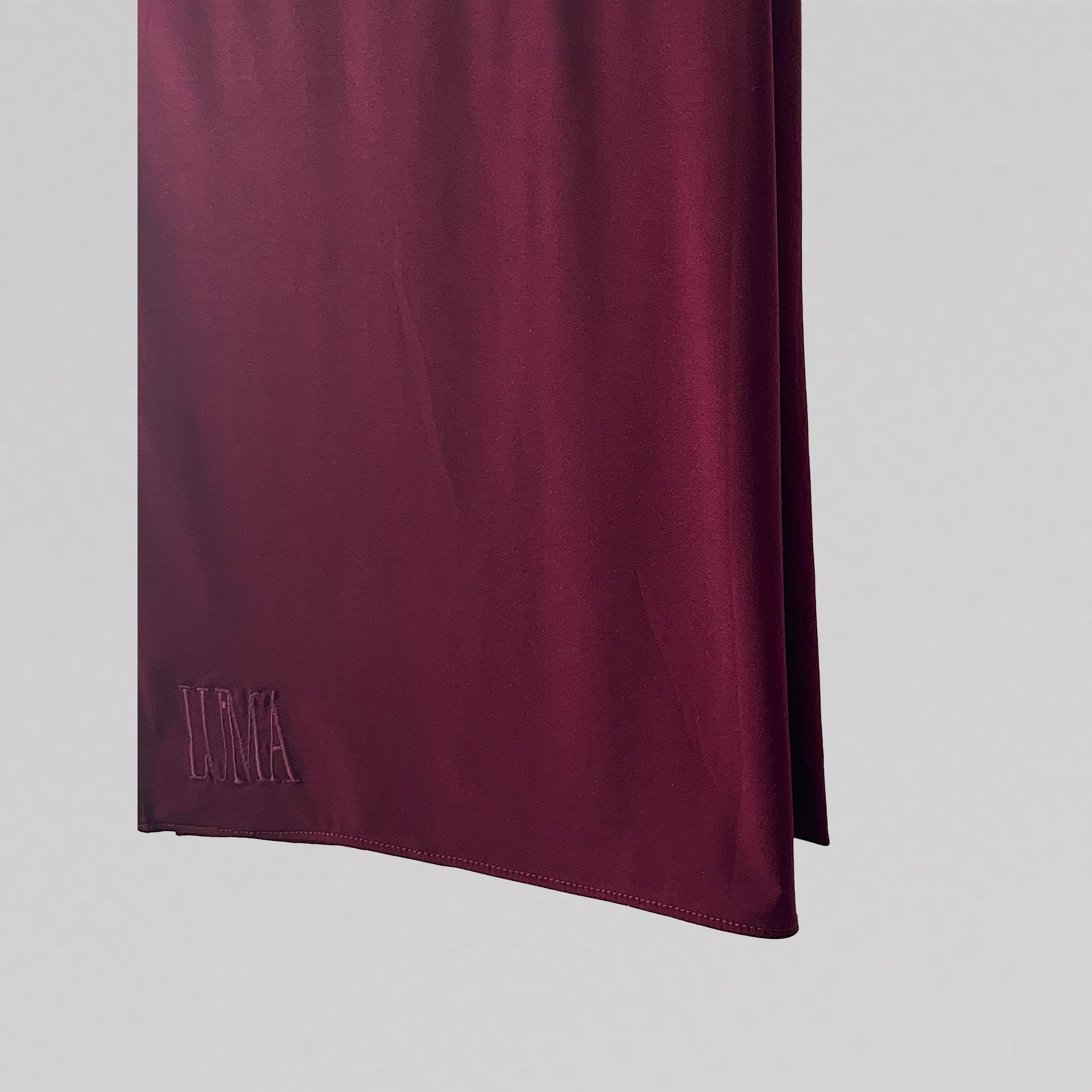 Jersey premium brodé - Rouge bordeaux